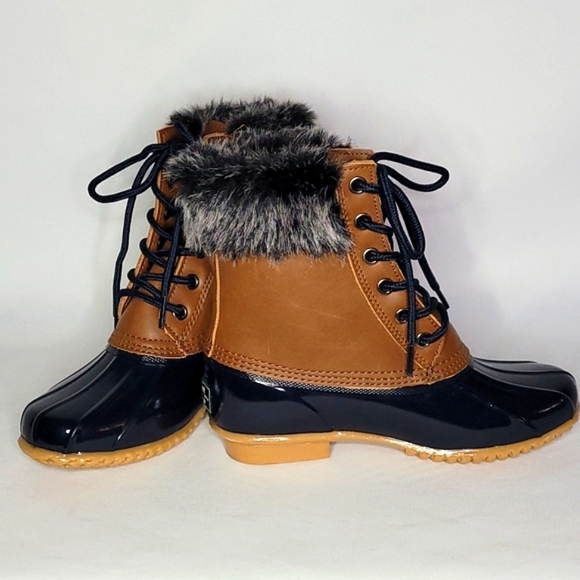 💰NWOT! G.H.BASS ▪︎ WOMEN'S HARLEQUIN WINTER DUCK BOOTS ▪︎ SIZE 5 - Picture 7 of 12